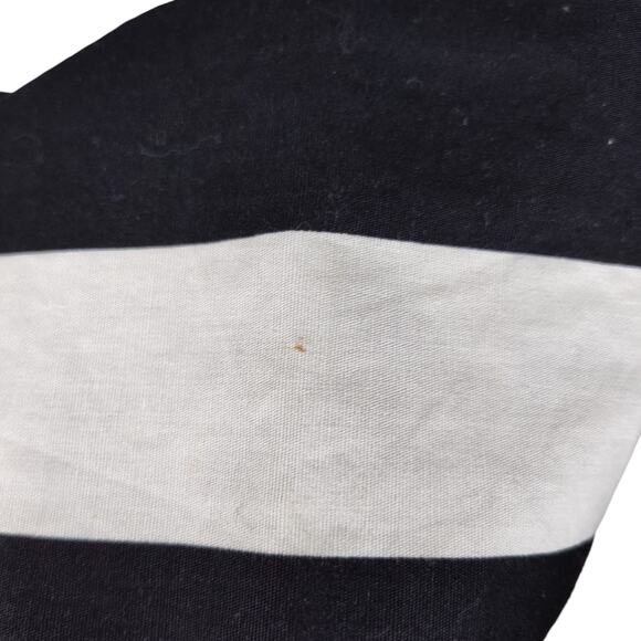 Vintage 80s Huey Waltzer Darcy Party Dress Size S Striped Drop Waist Full Skirt - Picture 11 of 15